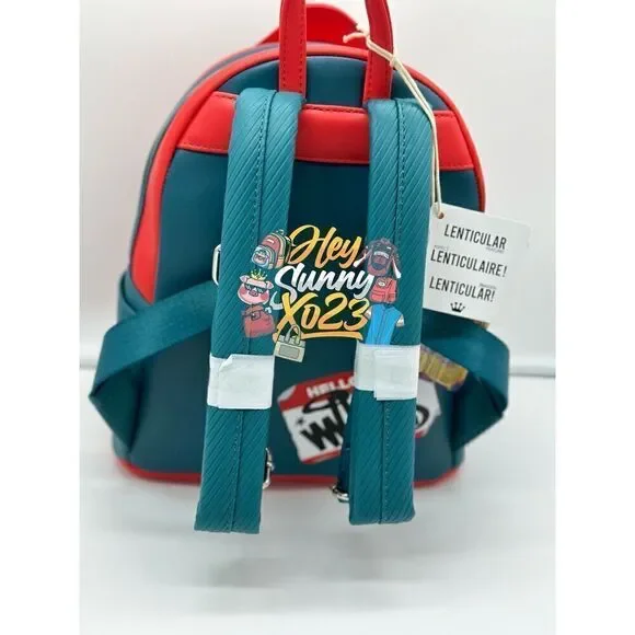Loungefly Spider-Man Spider-Verse Miles Morales Lenticular Mini Backpack